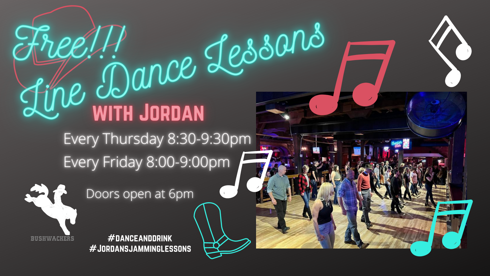 Line Dance Lessons event